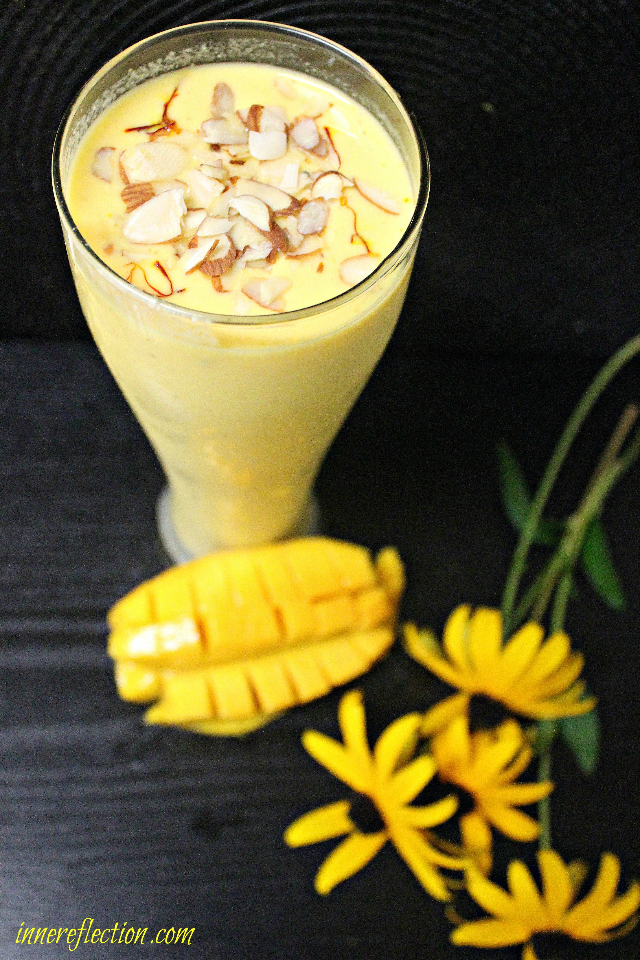 Milkshake recipe |Mango almond milkshake |innereflection